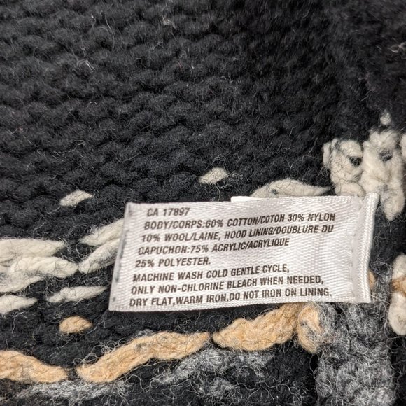 GAP Icelandic Style Hooded Sweater Sz 12-18mths - Picture 6 of 8